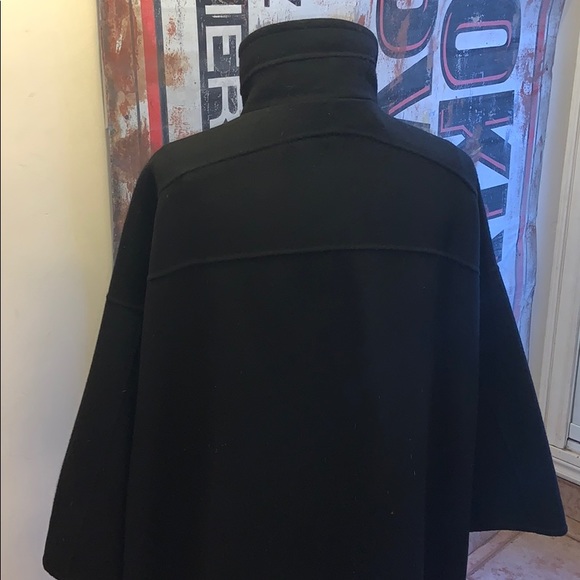 VINCE BLACK OVERSIZED COAT US SMALL - Picture 7 of 12